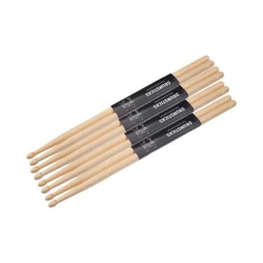 Imagem de Baquetas Clássicas De Maple 5A/7A, Resistentes Para Prática E Performa