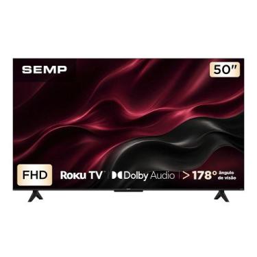Imagem de Smart TV Semp 50 Polegadas LED Full HD S42R Roku TV Wi-Fi Dolby Audio 