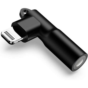 Imagem de Mangotek Lightning para adaptador de tomada de fone de ouvido de 3,5 mm, adaptador de certificado apple mfi adaptador aux Dongle Cabo Adaptador