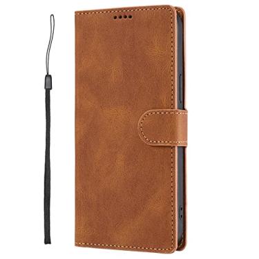 Imagem de Capa de carteira de couro para Samsung Galaxy S22 S21 S20 FE Lite S10 E S9 S8 S7 Edge Note 8 9 10 20 Capa de telefone Ultra Plus, marrom, para Galaxy Note9
