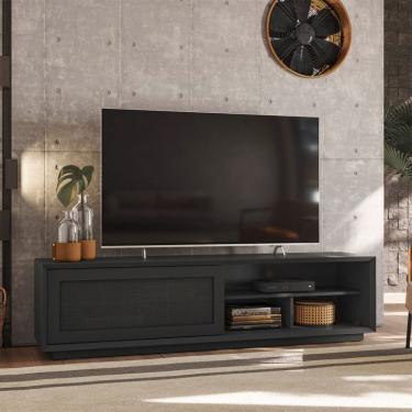 Imagem de Rack Corumbá com Tela Preto 160 cm