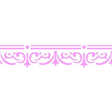 Imagem de Stencil de Acetato para Pintura Opa 6x30 2320 Arabesco Vitoriano