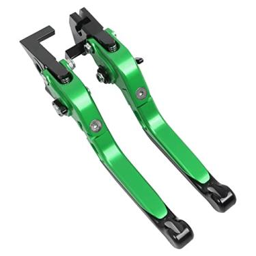 Imagem de Alavanca de freio de motocicleta Para K-awasaki ER6N ER-6N 2009-2016 motocicleta de alumínio ajustável dobrável kit de alavancas de freio de embreagem