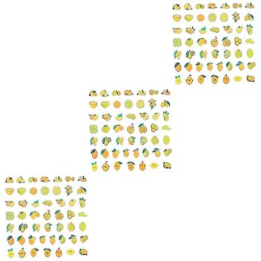 Imagem de ifundom 150 Folhas adesivo de limão adesivo infantil ima de geladeira adesivo de frutas de desenho animado adesivos infantis decoração de festa com limão adesivos de mala computador Capo