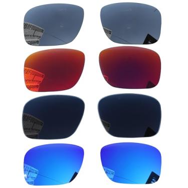 Imagem de Acefrog 4 pares de lentes polarizadas de substituição para óculos de sol Oakley Fuel Cell OO9096, à prova de estilhaçamento, antiarranhões, pacote econômico