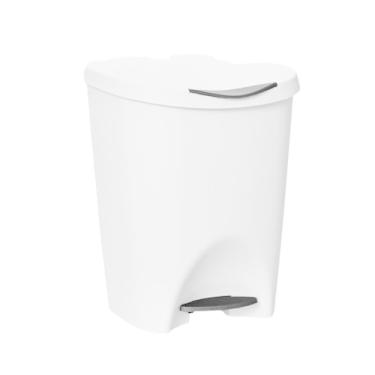 Imagem de Lixeira Com Pedal 7,5L Branco