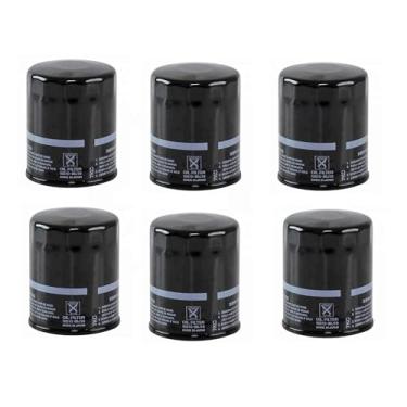 Imagem de Pacote com 6 filtros de óleo 16510-96J10 compatível com motores de popa Suzuki de quatro tempos 150HP-350HP, para Johnson Evinrude 5035703, para Mercury Mariner 35-8M0154773 Sierra 18-7905-1 1879051