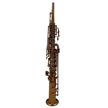 Imagem de Eastern Music Saxofone soprano reto embutido estilo Mark VI para tocar jazz