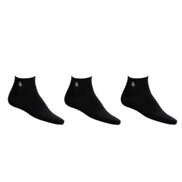 Imagem de Meia Lupo Sport Kit c/3 03223-089, Preto, 41/44