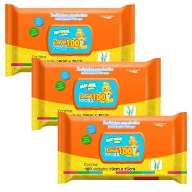 Imagem de Toalha Umedecida Natural Baby leve 100 Pague 80 Flip Top Especial, kit
