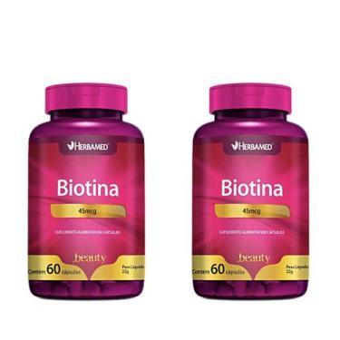 Imagem de Kit 2 Biotina 60 Capsulas - Herbamed Beauty