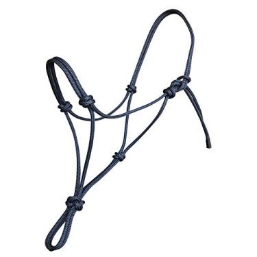 Imagem de Cordas para treinamento de cavalos macias – 11 tamanhos – Miniatura, foal, descamação, pônei pequeno, cobre/árabe, cavalo, Warmblood, Draft, Azul marinho, 02. Small Miniature