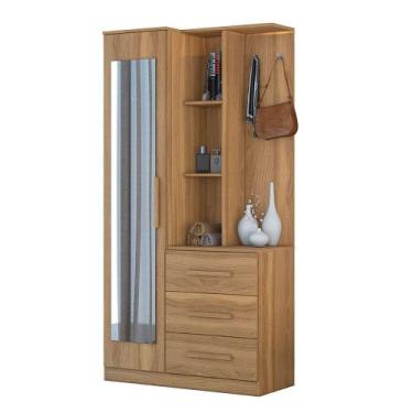 Imagem de Armário Multiuso Cômoda 1 Porta Brisa 21370 Amêndola Touch Demóbile