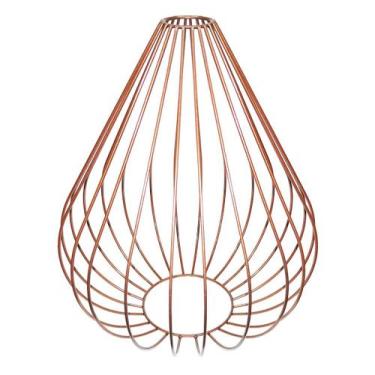 Imagem de Cupula de Aramado Teardrop Cobre Para Pendentes e Abajures G - CM GLAS