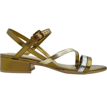 Imagem de Sandália Feminina Casual Social Dia a Dia Passeio Trabalho Salto Baixo Conforto Ramarim 2448203