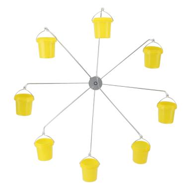 Imagem de Roda Gigante para Alimentação de Pássaros, Caixa de Comida para Papagaio para Treinamento de Comedouro, Roda Giratória Interativa e Exercício de Mastigar Bico, Jogo Cerebral de