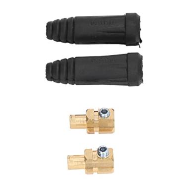 Imagem de Conector Dkj 35-50 Cabo de Soldagem Conector Rápido Máquina de Solda de Bronze de Borracha Encaixe Rápido Plugue Conector de Cabo de Soldagem de óleo