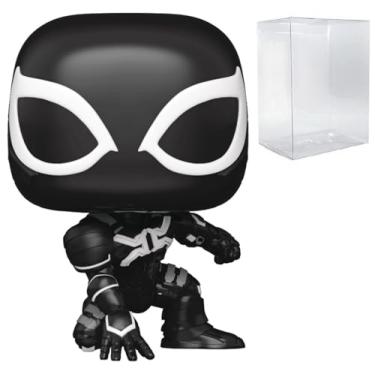 Imagem de POP Marvel Gamerverse: Homem-Aranha 2 - Boneco de vinil Funko de terno preto Harry Osborn (incluído com caixa protetora compatível), multicolorido, 9,5 cm