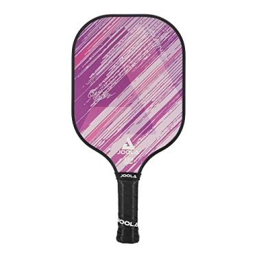 Imagem de JOOLA Journey Raquete leve de pickleball com maior controle – Superfície de grafite de fibra de vidro para mais potência – Várias cores e designs – Aprovado pelos EUA – Roxo 10 mm