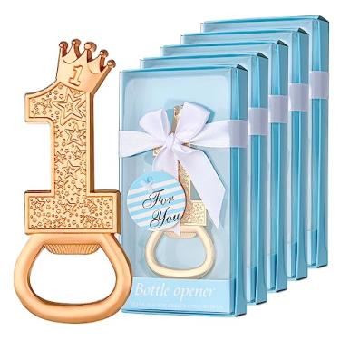Imagem de PTLIHU Wxfdac 24 Caixas De Lembrancinhas Para Festa De Aniversário De 1 Ano, Presentes Para Convidados 1 Abridor De Garrafas, Decorações De Aniversário De 1 Ano, Lembranças, Presentes Para Meninos (