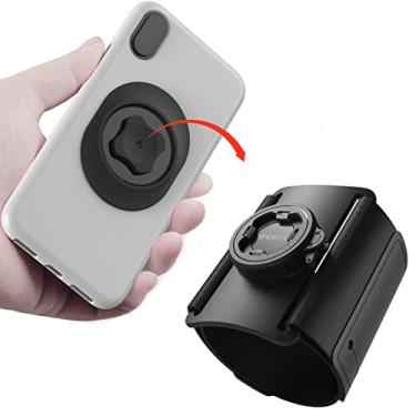 Imagem de sincetop Suporte De Telefone Com Braçadeira Para Corrida Para Caminhadas, Suporte De Smartphone De Liberação Rápida Para Fixação/Remoção, Fitness Esportivo, Braçadeira Esportiva De Treino Removível,