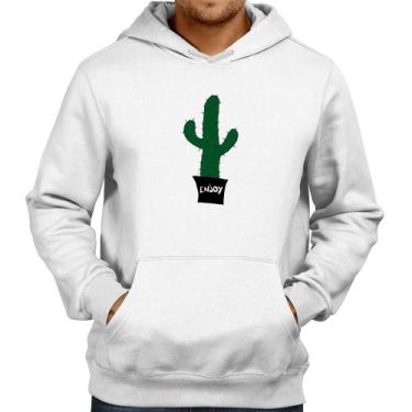 Imagem de Moletom Enjoy Cactus - Foca na Moda, Branco, P