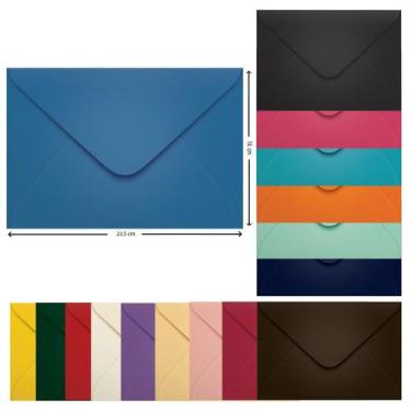 Imagem de Envelope Convite Colorido 16 x 23,5 cm Scrity 100 Unidades, Grecia