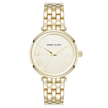 Imagem de Anne Klein Relógio de pulseira feminino, Dourado