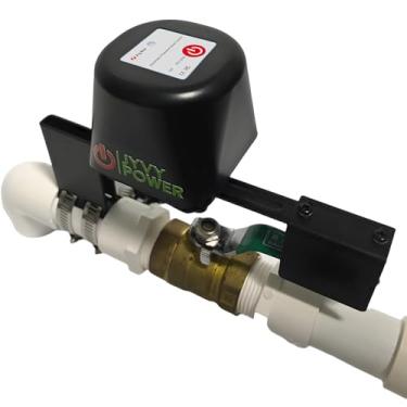 Imagem de Upgrade Zigbee 3.0 Smart Water Valve Shutoff Braço de montagem reforçado Engrenagem de metal durável (TUYA/SmartThings Hub), compatível com Alexa/Google, 2,4 GHz, atuador de válvula de esfera