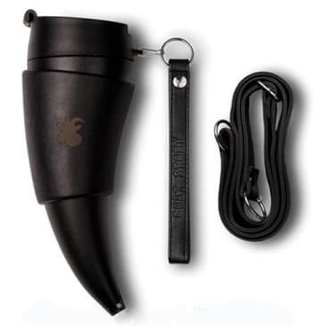 Imagem de wdcfxy Caneca de café criativa de chifres de cabra 230 ml - copo térmico de aço inoxidável à prova de vazamento com design viking, alça de corda e tampa - Caneca de viagem exclusiva em forma de chifre