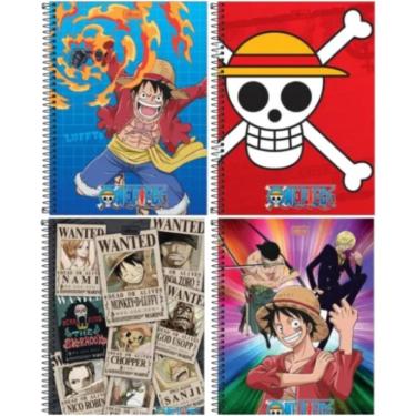 Imagem de Caderno Universitário One Piece 1 Matéria 80 Folhas Tilibra Capa Dura