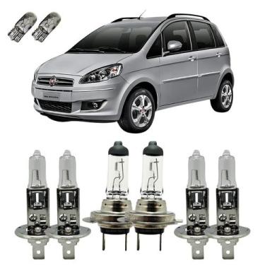 Imagem de Kit Lâmpadas Originais 3200K Fiat Idea Alto Baixo Milha T10 - Autovex 