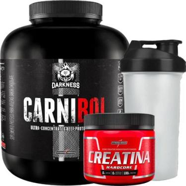Imagem de Combo Carnibol Isolado Hidrolisado 1,8 Kg + Creatina Hardcore 300g + C