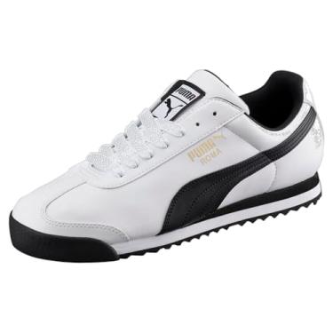 Imagem de PUMA Roma Basic Tênis masculino, White/Black Leather, 11.5