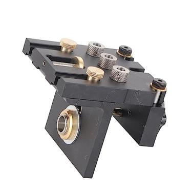 Imagem de PERFURADOR LOCALIZADOR DE PERFURAÇÃO DE MADEIRA DOWELING JIG KIT DE GUIA DE BROCA RÁPIDA E PRECISA PARA CARPINTEIRO