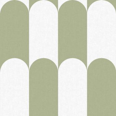 Imagem de Papel De Parede Botany House Yin Yang Verde 15555