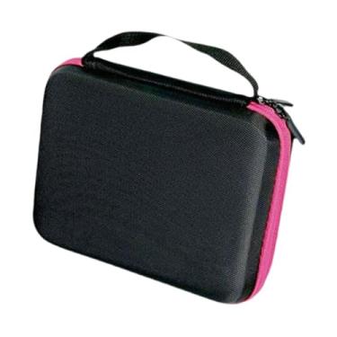 Imagem de menolana Estojo profissional para ioiô, bolsa para armazenamento de bolas, compartimento interno com alça de mão, bolsa protetora para equipamentos de, Rosa Vermelha