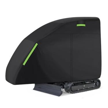 Imagem de Jiawu Mini Tampa Escavadeira, 210d Oxford Fabric Proof Water Sun Rain Dust Snow Proof Tampa Completa Com Porta Com Zíper, Compatível Com Bobcat E32 E20 E10, KX121-3U10-3U17, CX17C