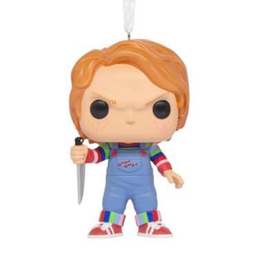 Imagem de Hallmark FUNKO Pop Chucky, enfeite de Natal, presentes de cultura pop