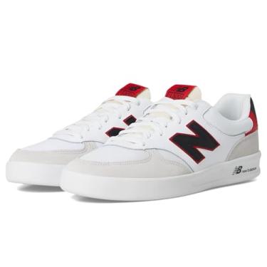 Imagem de New Balance Tênis masculino Ct300 V3, Branco/preto/vermelho, 4