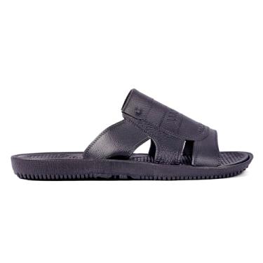 Imagem de Chinelo Slide Masculino Ortopédico, Sola Antiderrapante, Borracha Macia, Tamanhos 35-44, Marrom (Preto, BR, Adulto, Numérico, 35)