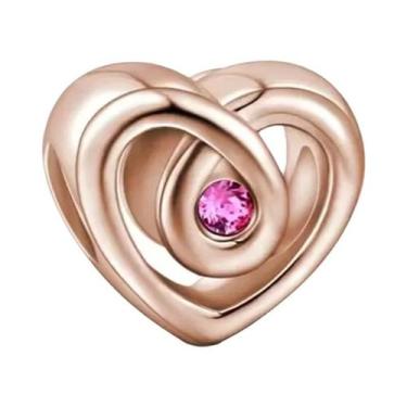 Imagem de Pingente De Murano Com Chave De Tartaruga E Coelho Em Ouro Rosa, Pinge