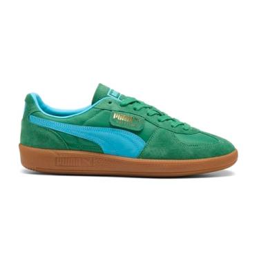 Imagem de PUMA Tênis masculino vintage Palermo, Verde arquivo/água-marinha brilhante, 38