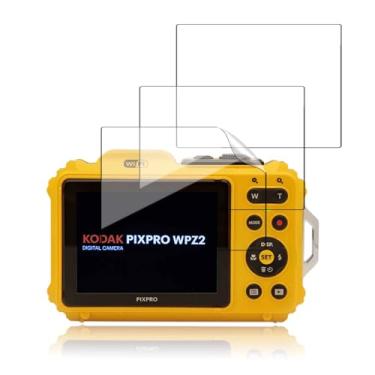 Imagem de NOUKAJU [Pacote com 3] Protetor de tela para KODAK PIXPRO WPZ2, película protetora HD, dureza 6h, arranhões, anti-impressão digital, película protetora para câmera KODAK PIXPRO WPZ2 (não vidro