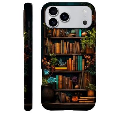 Imagem de SEized Capa compatível com W18S Pro Max, capa de telefone Plants Books capa rígida de camada dupla para meninas, mulheres, meninos e homens