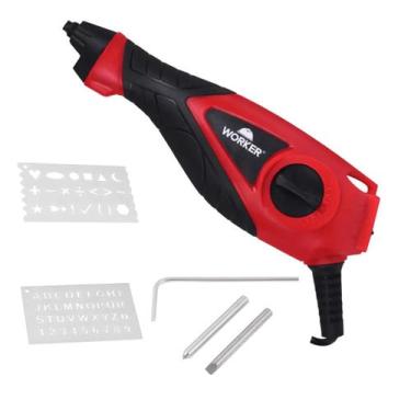 Imagem de Lapiseira Elétrica Led para Gravar Letras em Metal Vidro Pedra Madeira