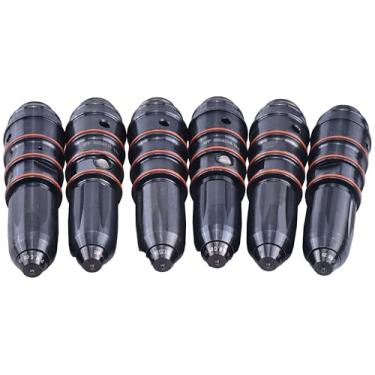 Imagem de LSSOCH 6 injetores de combustível 3054218 3054213 3013725 3047985 3018566 compatíveis com Cummins Engine N855 NT855 NH855 NTC NH