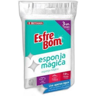 Imagem de Esponja Magica Esfrebom Bettanin 3 Unidades