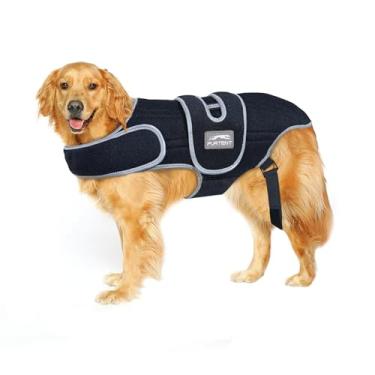 Imagem de Braçadeira traseira para cães grandes com IVDD, arnês de suporte ajustável macio para recuperação da coluna e alívio da dor no quadril, adequado para labrador e dachshund (GG)