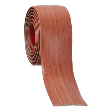 Imagem de PATIKIL Faixa de transição autoadesiva de piso 4,1 cm x 3,3 pés, divisor plano de piso laminado de vinil para unir lacunas de piso portas capa de carpete azulejos de nogueira